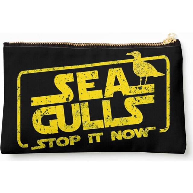 Makeup Bag Seagulls Cosmetic Organizer Tyvek Paper Bags Zipper Pouch