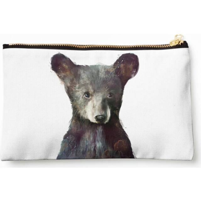 Makeup Bag Little Bear Cosmetic Organizer Tyvek Paper Bags Zipper Pouch