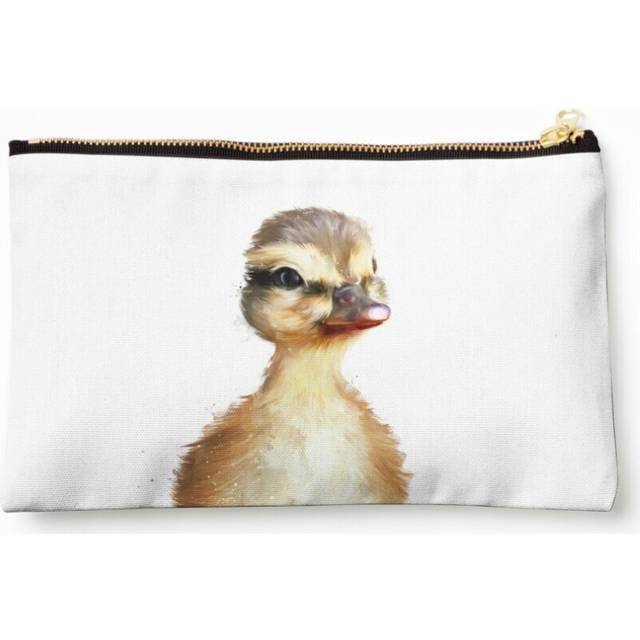 Makeup Bag Little Duck Cosmetic Organizer Tyvek Paper Bags Zipper Pouch