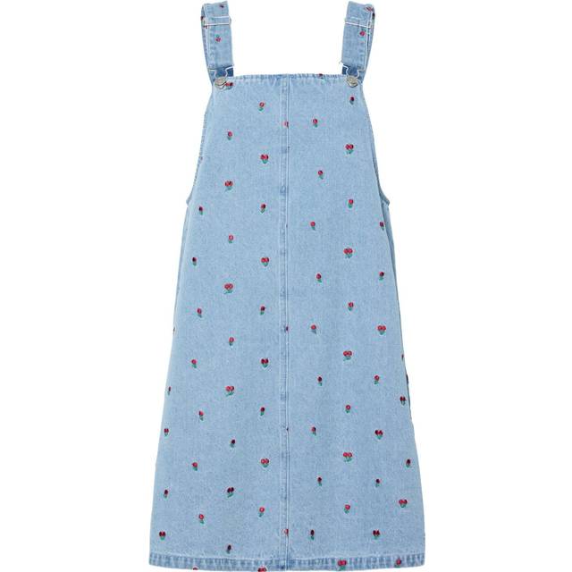 PIECES Pcfreia Sl Denim Spencer Dress D2D Fsy |Blå |S