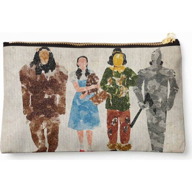 Makeup Bag The Wizard of Oz watercolour Cosmetic Organizer Tyvek Paper Bags Zipper Pouch