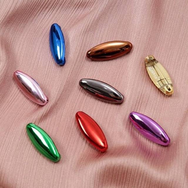 SHEIN 8pcs Scarf Safety Pins And Clips Colorful Hijab Plastic Cover Hijab Pin Pack For Women Christmas Accessories Women Brooch