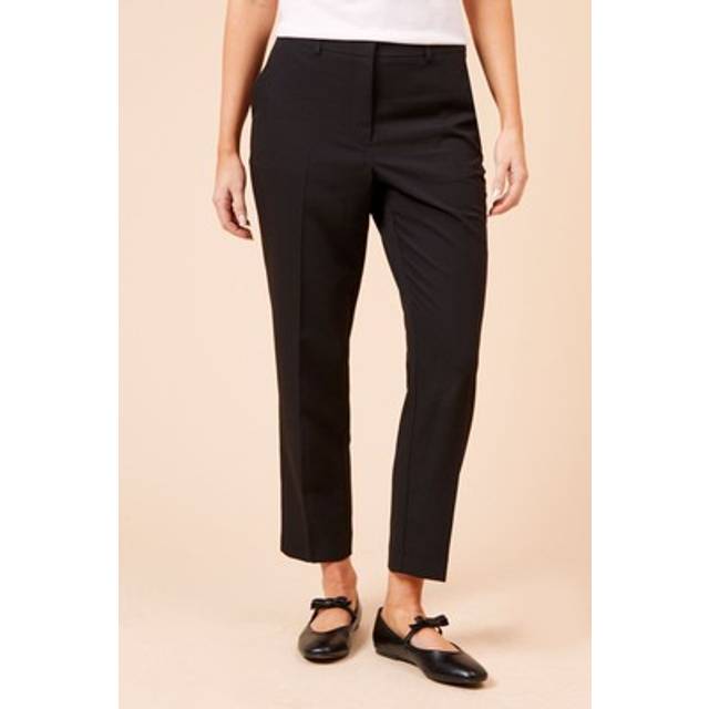Dorothy perkins black cropped trousers womens smart trousers