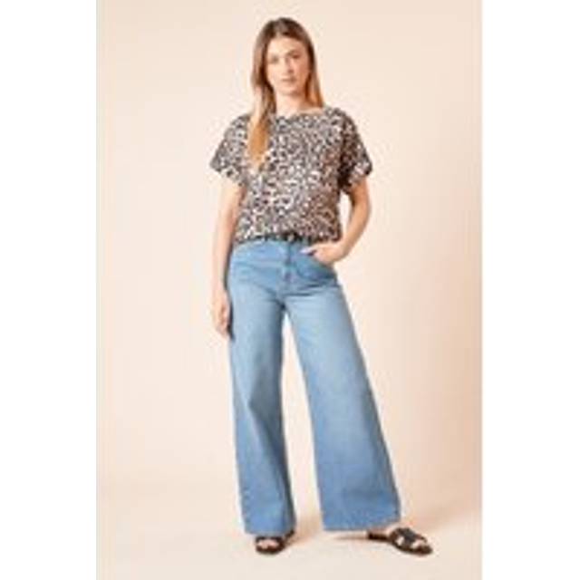 Dorothy perkins leopard blouse womens casual tops
