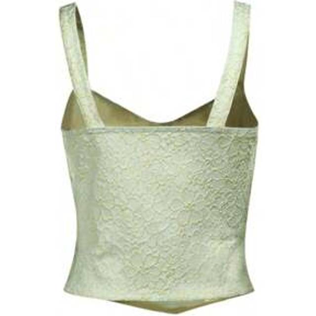SHEIN Women&#39;s Waist-Cinching Lace Camisole Vest Top