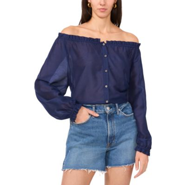 Vince Camuto Off-The-Shoulder Blouse