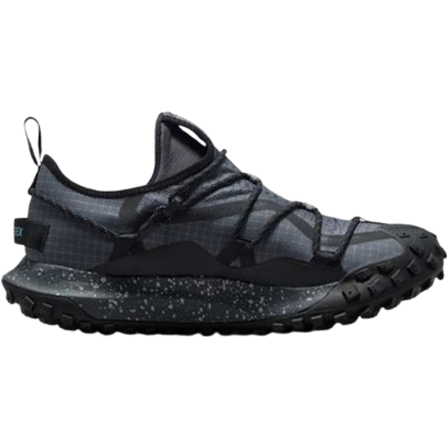 Nike ACG Mountain Fly Low Gore-Tex 'Dark Grey Black' IB7328-002 - Black/Grey/Teal and Vibrant Red