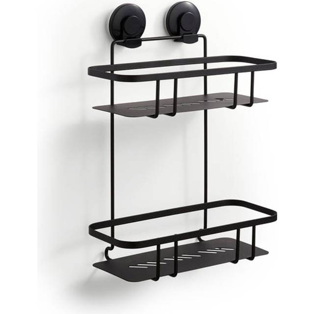 2 Tier Wire Suction Caddy - Black
