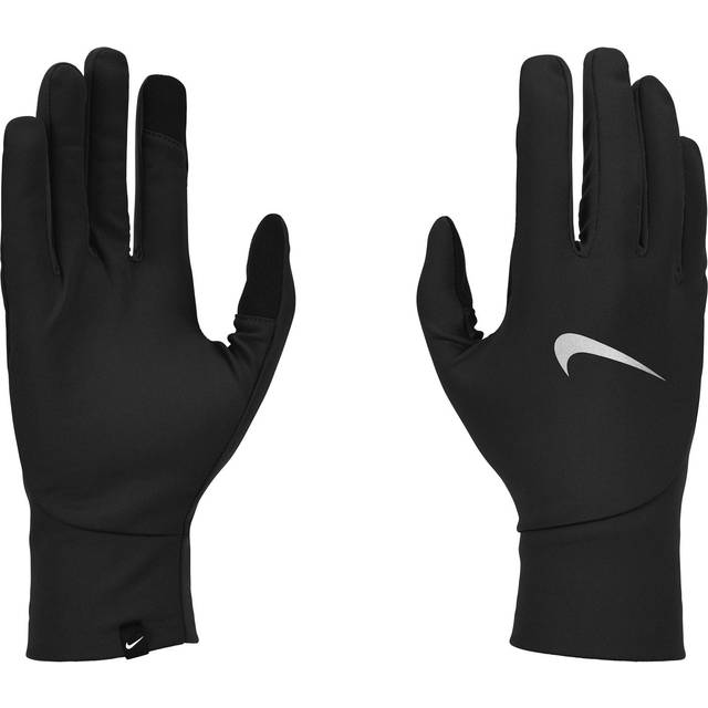 (L, Black) Nike Womens/Ladies 2024 Pacer Lightweight Running Gloves