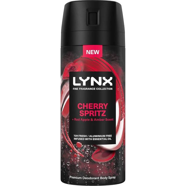 Lynx 72Hr Fine Fragrance Cherry Spritz Body Spray 150ml