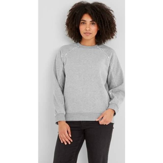 Sorina Womens Sweatshirt - Light Grey Marl - 8