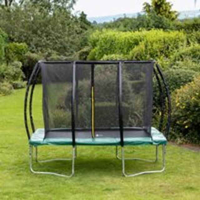Leapfrog 7x10ft Internal Trampoline Package - Green - One Size