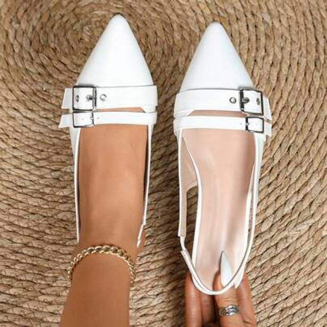 SHEIN Women&#39;s New Fashion Versatile Comfortable Pointed Toe Color Block Flat Loafers, Suitable To Pair With Dresses, Soft Bottom Soft Leather All Season Fla