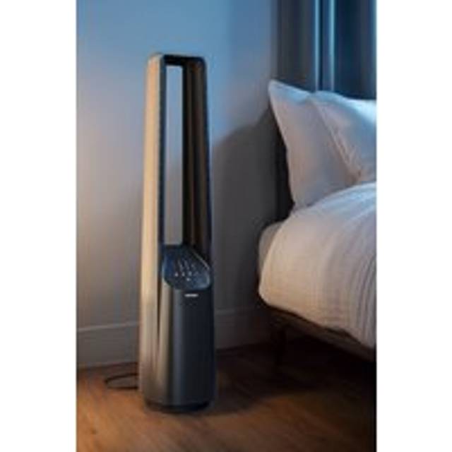40" Bladeless Tower Fan with Smart App Control - Black