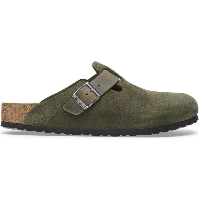 Clogs Birkenstock Boston Mixed Leather - Vert