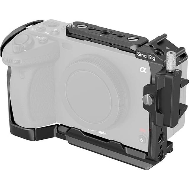 SMALLRIG FX 30 FX 3 Cage, Camera Cage för Sony FX30 FX3, Cage med HDMI Cable Clamp, Kompatibel med Original XLR-handtag - 4183B