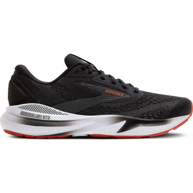 Brooks Adrenaline Gts 24 sneakers för män, Svart ebenholts, 44.5 EU