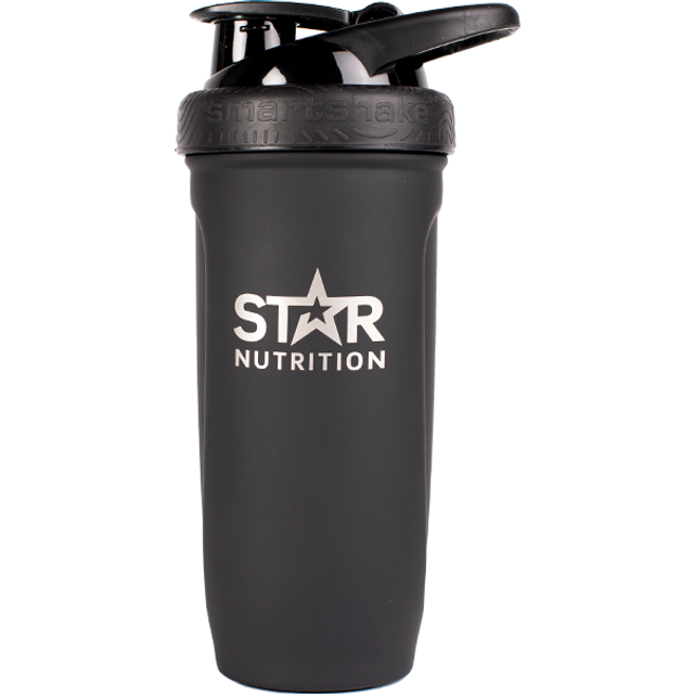 Stainless Steel Shaker Svart 900 ml