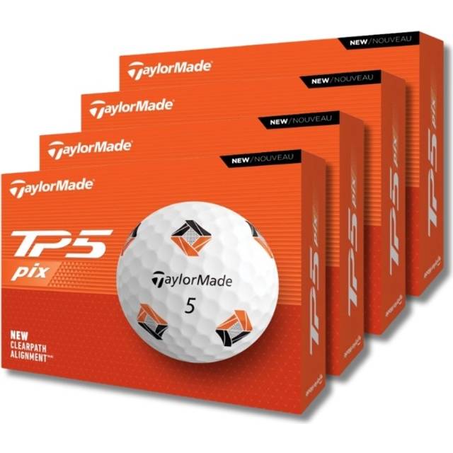 TaylorMade TP5 pix 3.0 - 4 Pack - White