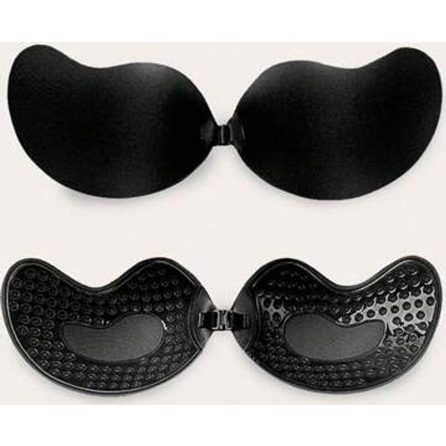 SHEIN 1pc Invisible Push Up Bra Women Backless Strapless Bra Seamless Self-Adhesive Silicone Nipple Paste Wedding Lingerie, Suitable For Summer Underwear