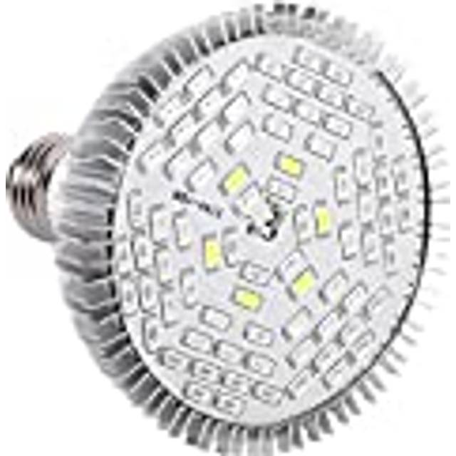 1pc 30W 50W 80W LED Grow Lamp Strömbesparande Full Spectrum E27 LED Plant Grow Lampor Trädgårdsodlingsljus för trädgård (50W)