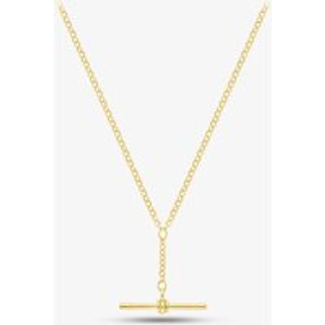 9ct Yellow Gold T-Bar Belcher Necklace CA023-18