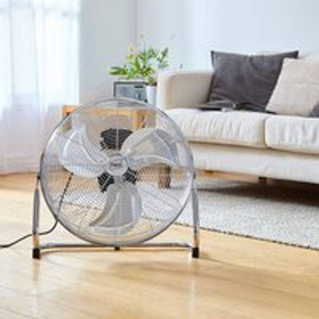 High Velocity Chrome Metal Floor Freestanding Fan - 20 inch - Silver - One Size