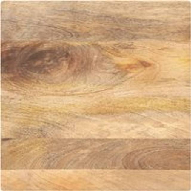 Table Top 60x60x2.5 cm Square Solid Wood Mango - Brown - One Size