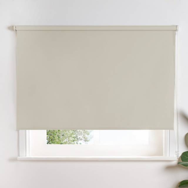 OHS Blackout Roller Blind, Natural - 90 x 165cm