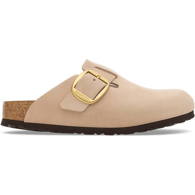 Birkenstock Boston Nubuck Big Buckle Clogs