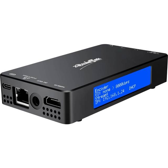 Zowietek 4K HDMI Video Encoder/Decoder, NDI|HX3 Converter/Player, Pass-Through Video Capture and Recorder, SRT/RTMP(S)/RTSP, Live Streaming to YouTube