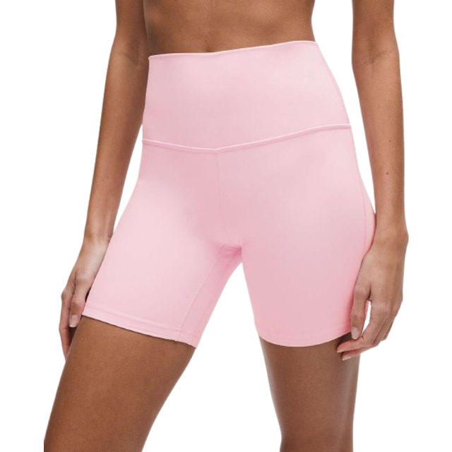 lululemon – Women's Align High-Rise Shorts – 6" – Color Pink – Size 6 - Pink Organza