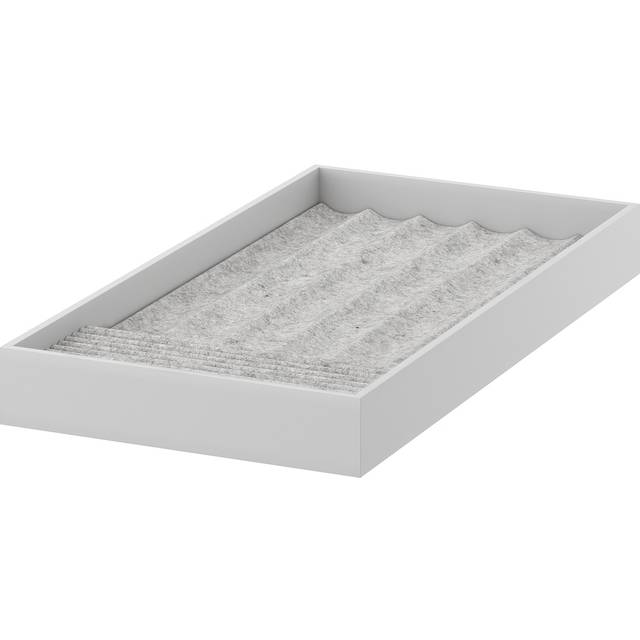 KOMPLEMENT Insats för smycken, ljusgrå, 25x53x5 cm
