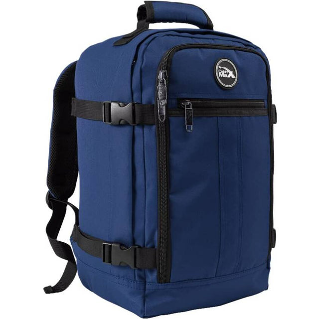 Cabin Max Metz Ryanair-kabinväska, handbagage, ryggsäck, 40 x 20 x 25 cm, 20 liter, Marinblått Xsp, 40 x 20 x 25cm