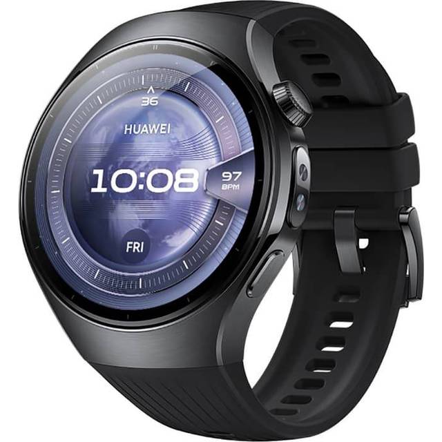 Huawei WATCH 5 3,81 cm (1.5) AMOLED 46 mm Digital 466 x 466 pixlar Pekskärm Svart Wi-Fi GPS