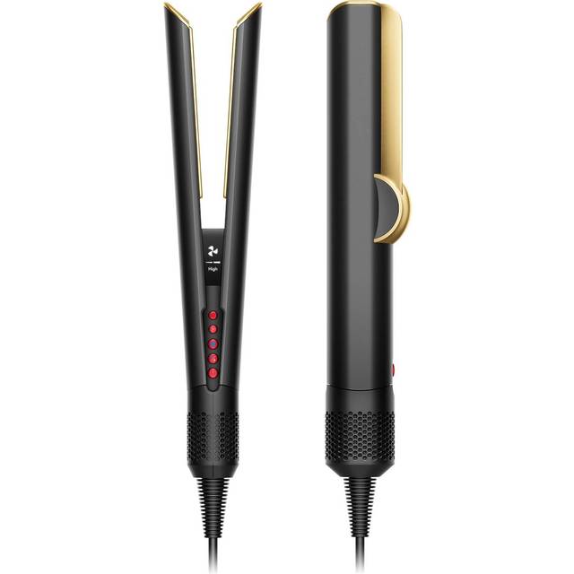 Dyson airstrait hair straightener - onyx black & gold