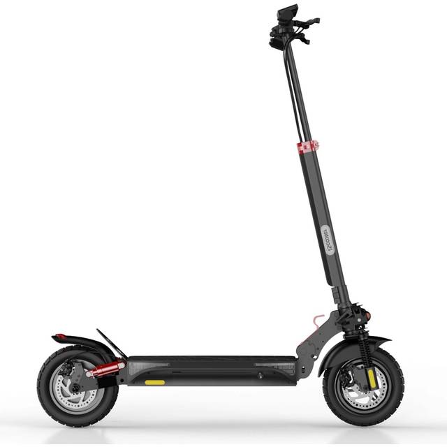 ISCOOTER IX4 10 Off-Road Electric Scooter with APP Control 800W Motor 48V 15Ah Battery svart