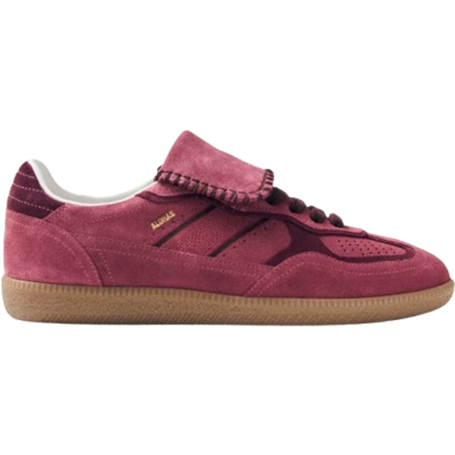 Alohas Womens TB490 Crochet Sneakers Burgundy Red, 4