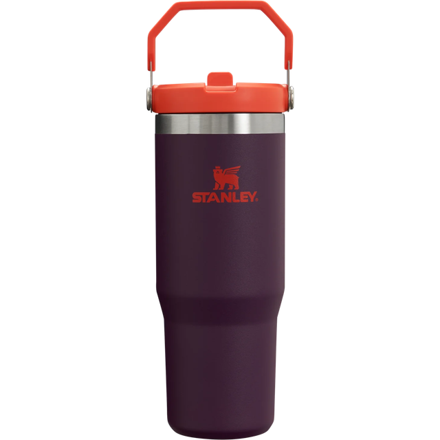 Stanley - Iceflow flip straw tumbler termoflaska 0,89 L plommon