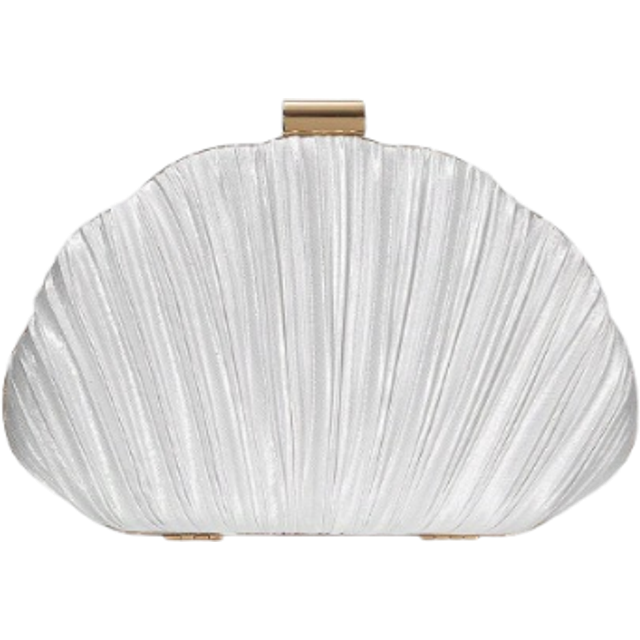 SHEIN Satin Pleated Box Design Evening Clutch, Banquet Handbag, Formal Party Purse, Prom Crossbody, Wedding Clutch, Party Bag Perfect For Party Wedding Prom