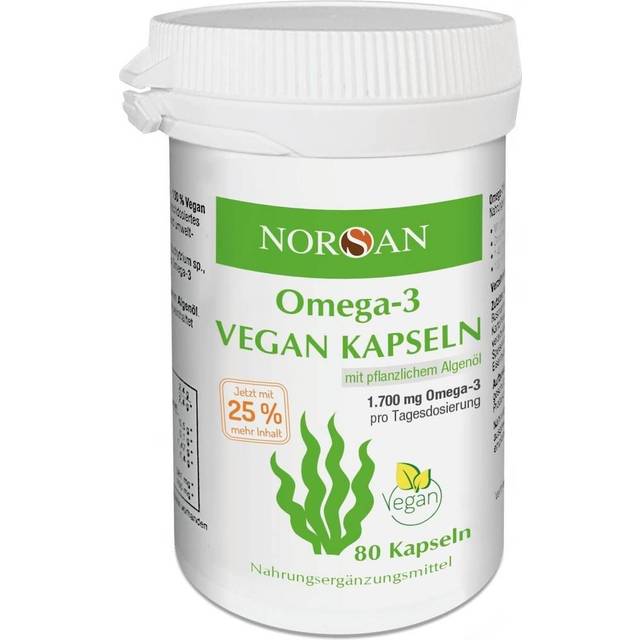 Norsan - Omega-3 Vegan, 80 caps