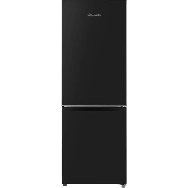 Fridgemaster MC50165EB 143cm High 60/40 Small Fridge Freezer - Black - E Rated