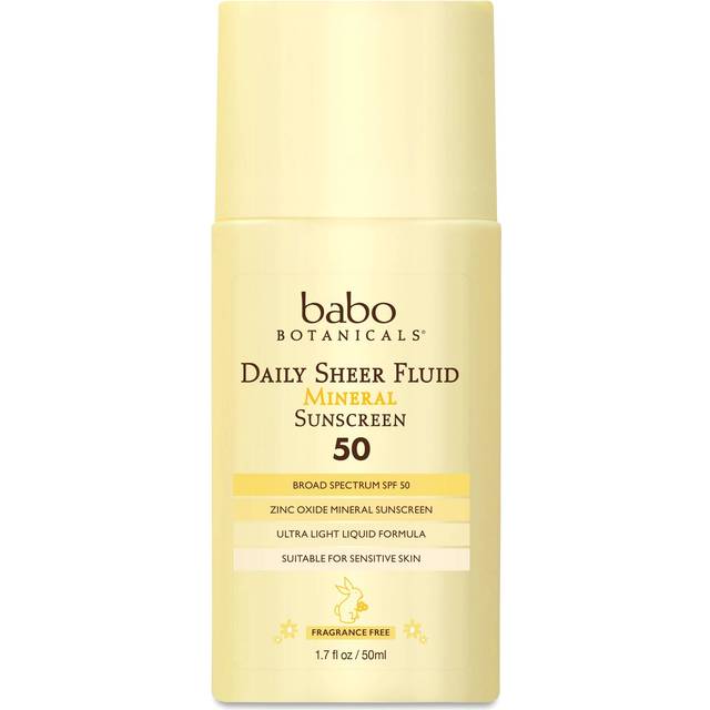 Babo Botanicals SPF 50 Daily Sheer Fluid Mineral Sunscreen