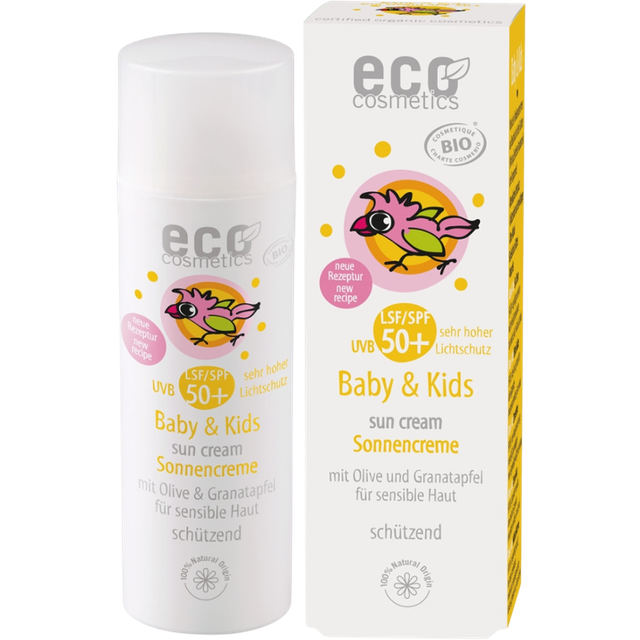 Eco Cosmetics Baby Solkräm SPF 50+ Oliv & Granatäpple 50 ml