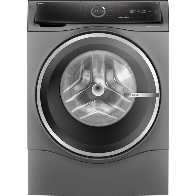 Bosch Series 8 WNC254ARGB 10.5/6kg 1400rpm Washer Dryer - D Rated - Graphite