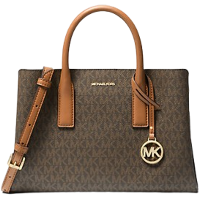 MK Ruthie Small Signature Logo Satchel - Brown - Michael Kors - ONE SIZE