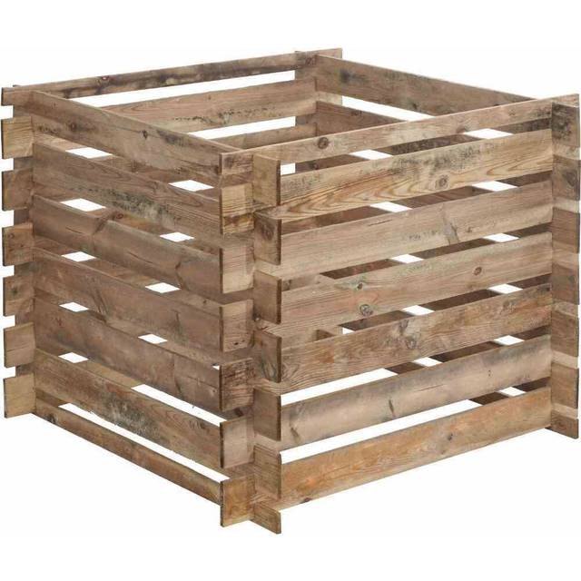 Cerland Mezzito Wooden Garden Compost Bin 3 x 3
