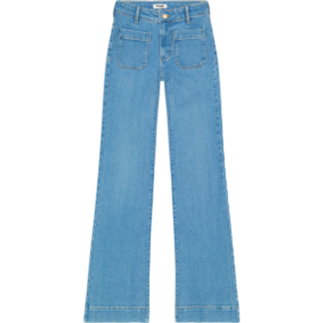 Women's jeans Wrangler Flare - Bleu