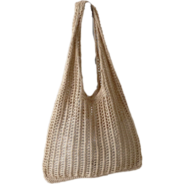 SHEIN Lightweight,Casual Hollow Out Crochet Bag Vacation Beach Bag For Teen Girls Women College Students Perfect For College,Outdoors,Travel,Outings,Summer