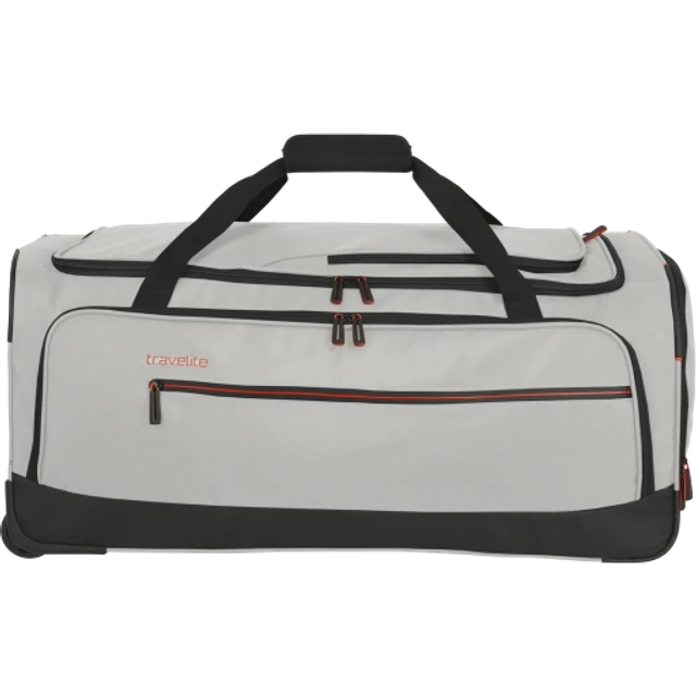 Travelite Crosslite Trolley Travel L Stor Duffelväska 2-hjul 79cm, Natur